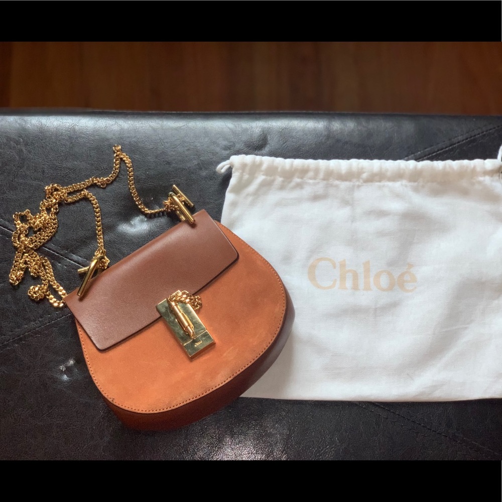 Chloe Drew Suede Leather Cross Body